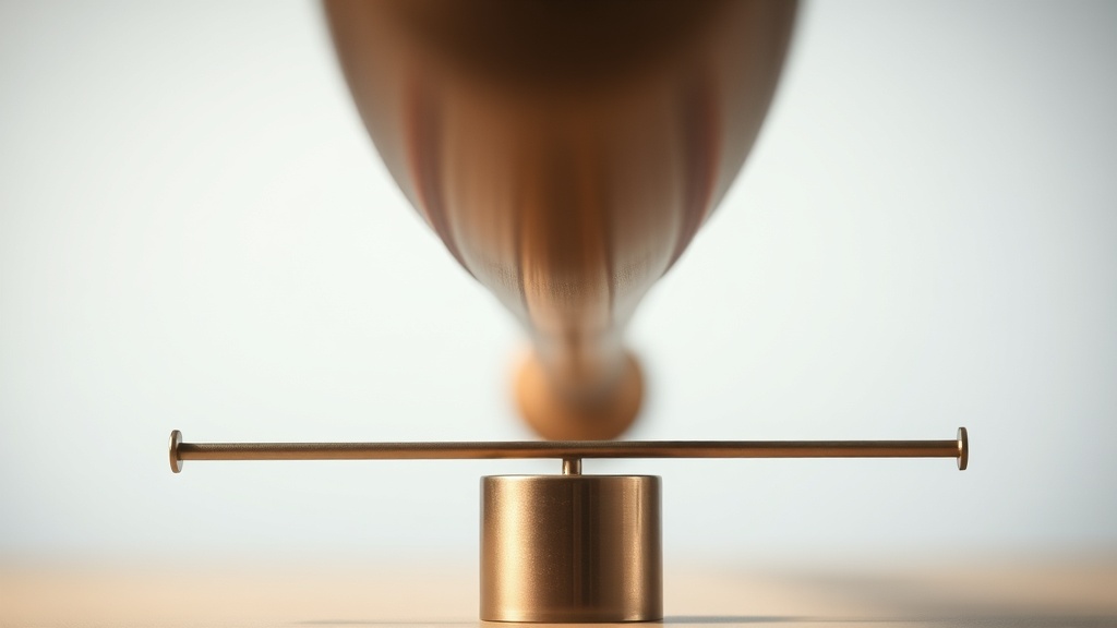 야구 배트의 무게 중심을 측정하는 과정과 밸런스 포인트의 위치를 시각화한 이미지